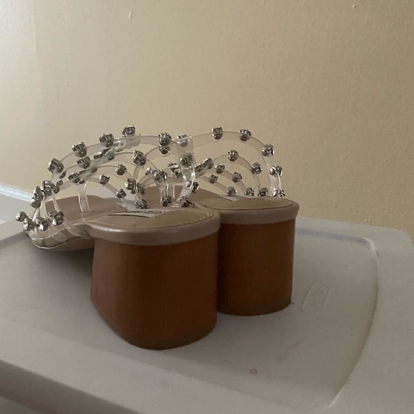 Clear Jeweled Mules - Picture 6 of 6